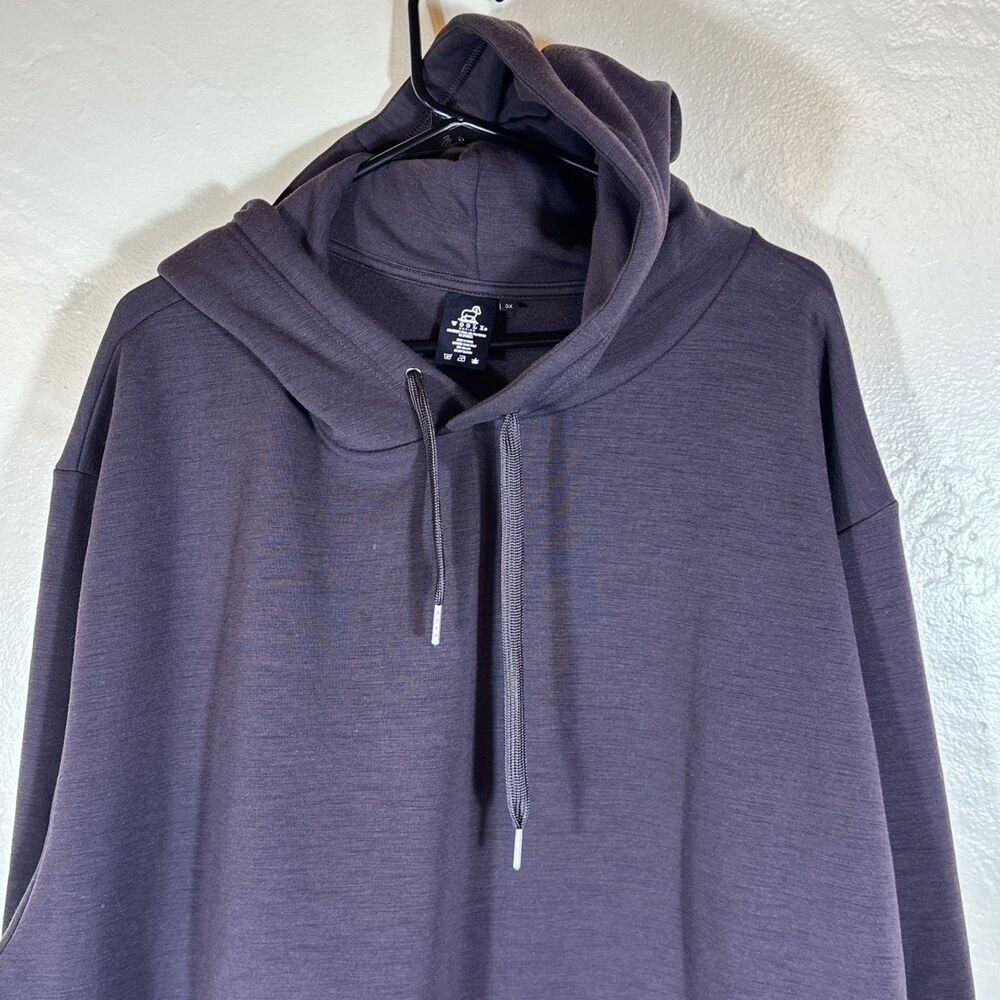 WoolX Womens Avery Hoodie Brown 3X Comfort Wool Blend Merino Chocolate Plum
